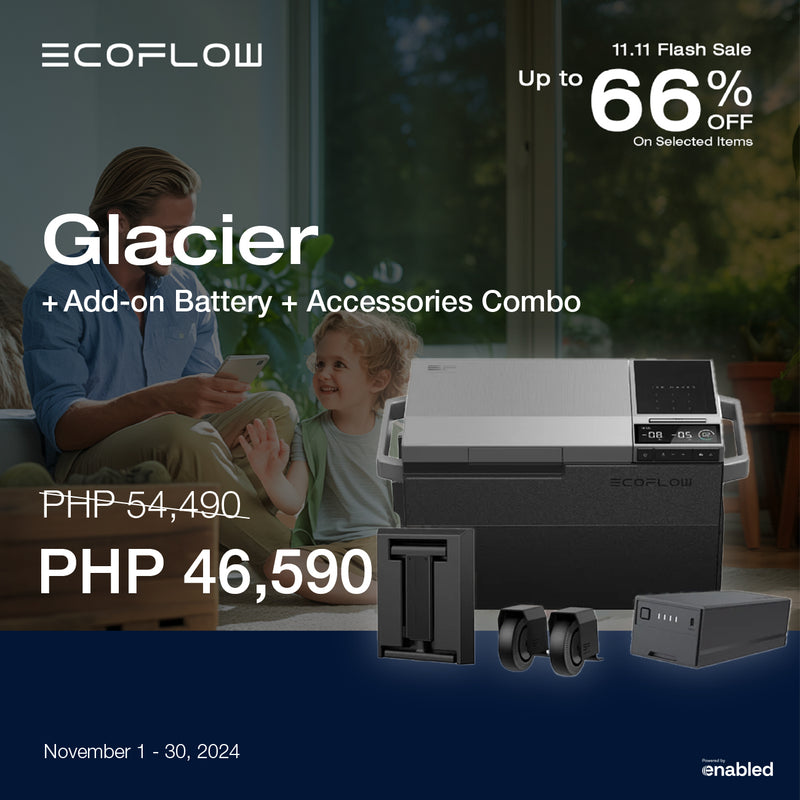 EcoFlow GLACIER EB Bundle Portable Refrigerator