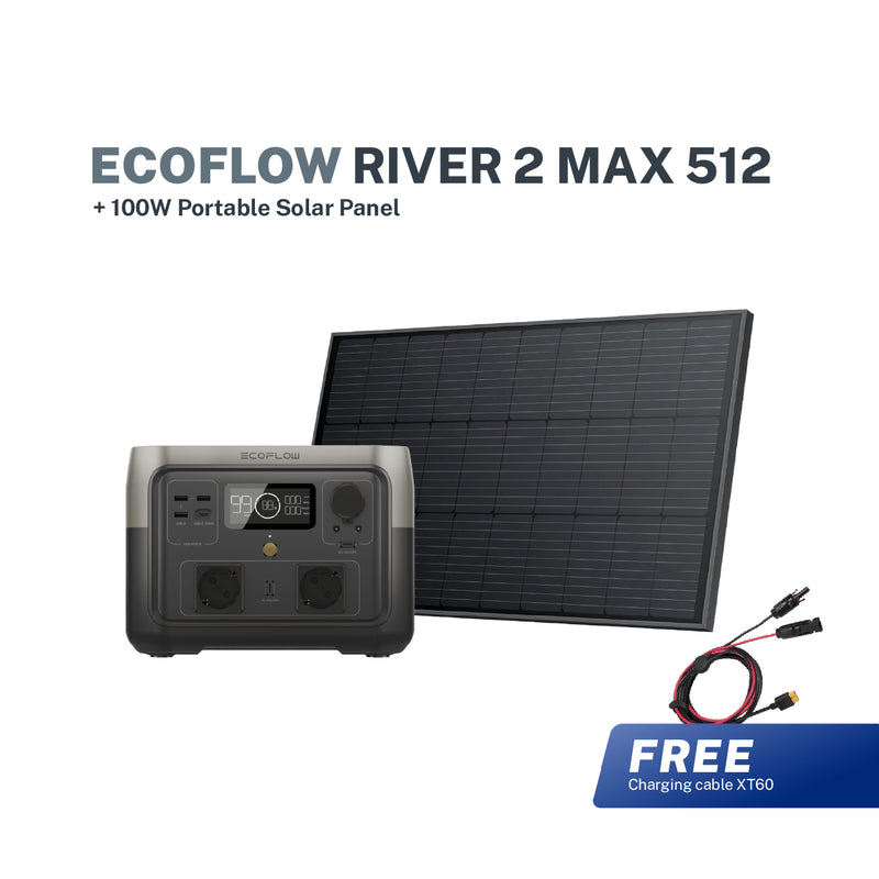 Ecoflow RIVER 2 Max Portable Power Station (+ Solar Panel Bundle Availble)