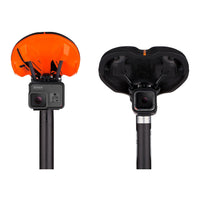 Front and Back of GoPro Pro Seat Rail Mount