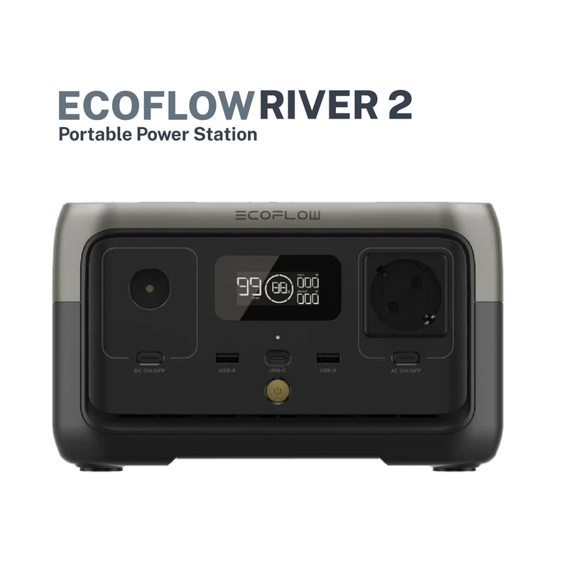 ECOFLOW River 2 Portable Power Station (+ Solar Panel Bundle Availble)