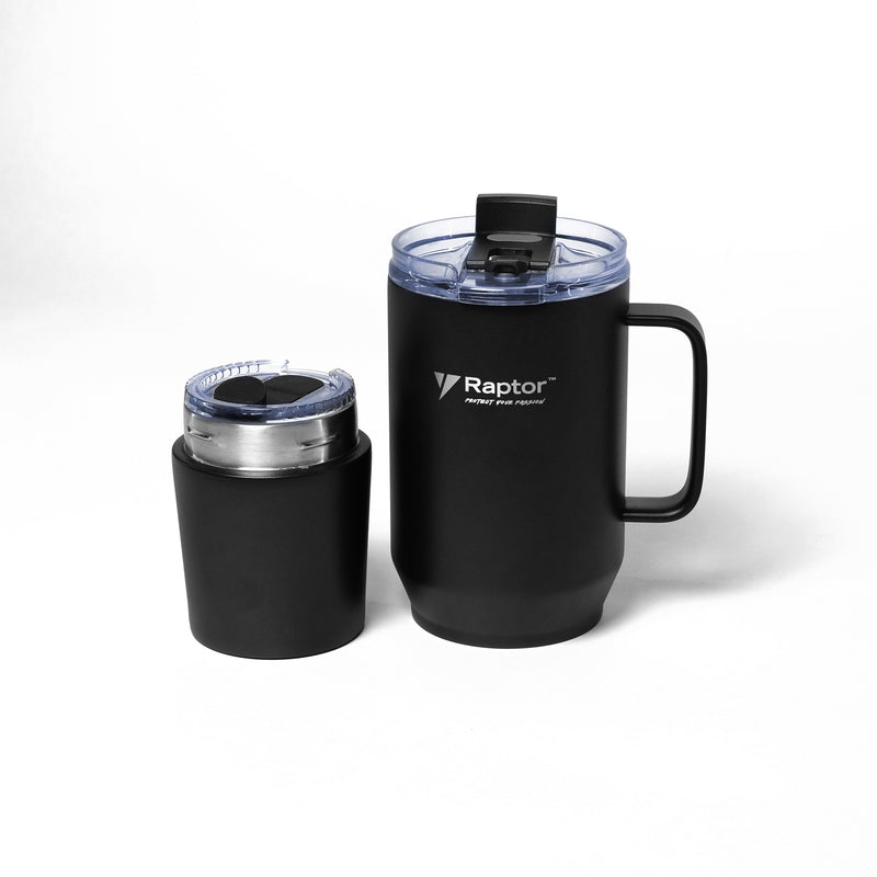 Raptor Drinkware Fusion 28 oz, 2-in-1 Double-Wall Vacuum Insulated Tumbler