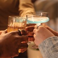 Two people with RingConn Smart RIng Gen 2 Air