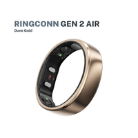 Smart ring 'Ringconn Gen 2 Air' in Dune Gold