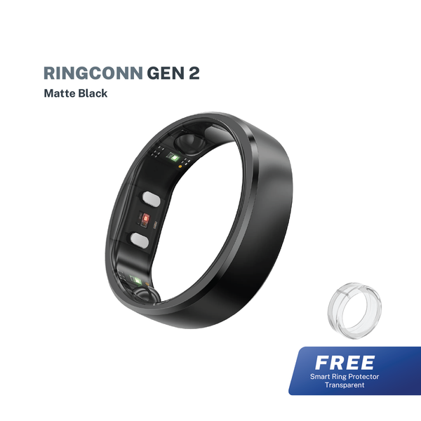 RingConn Smart Ring Gen 2 Matte Black