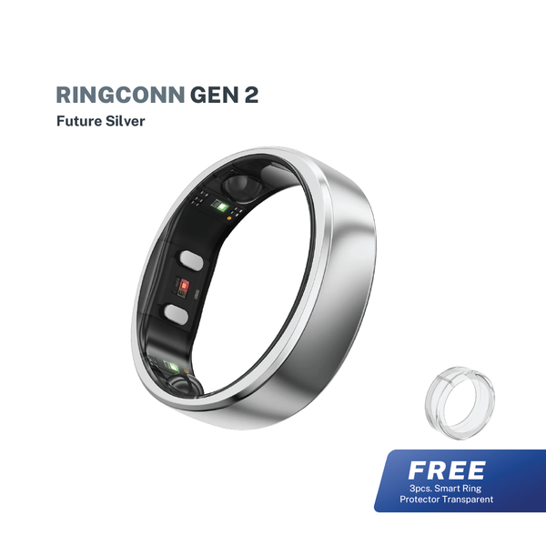 RingConn Smart Ring Gen 2 Future Silver