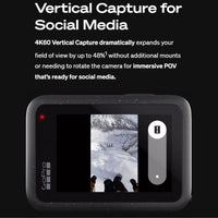 Vertical shots using the GoPro Max Lens Mod 2.0