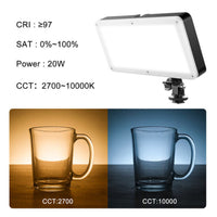 GVM GB20W On-Camera RGB LED Video 2-Light Kit Technical Specifications