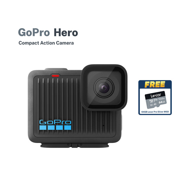 GoPro Hero Action Camera + FREE Lexar 64GB MSD Card