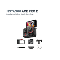Insta360 Ace Pro 2 Action Camera Single Battery Xplorer Bundle (dark gray)