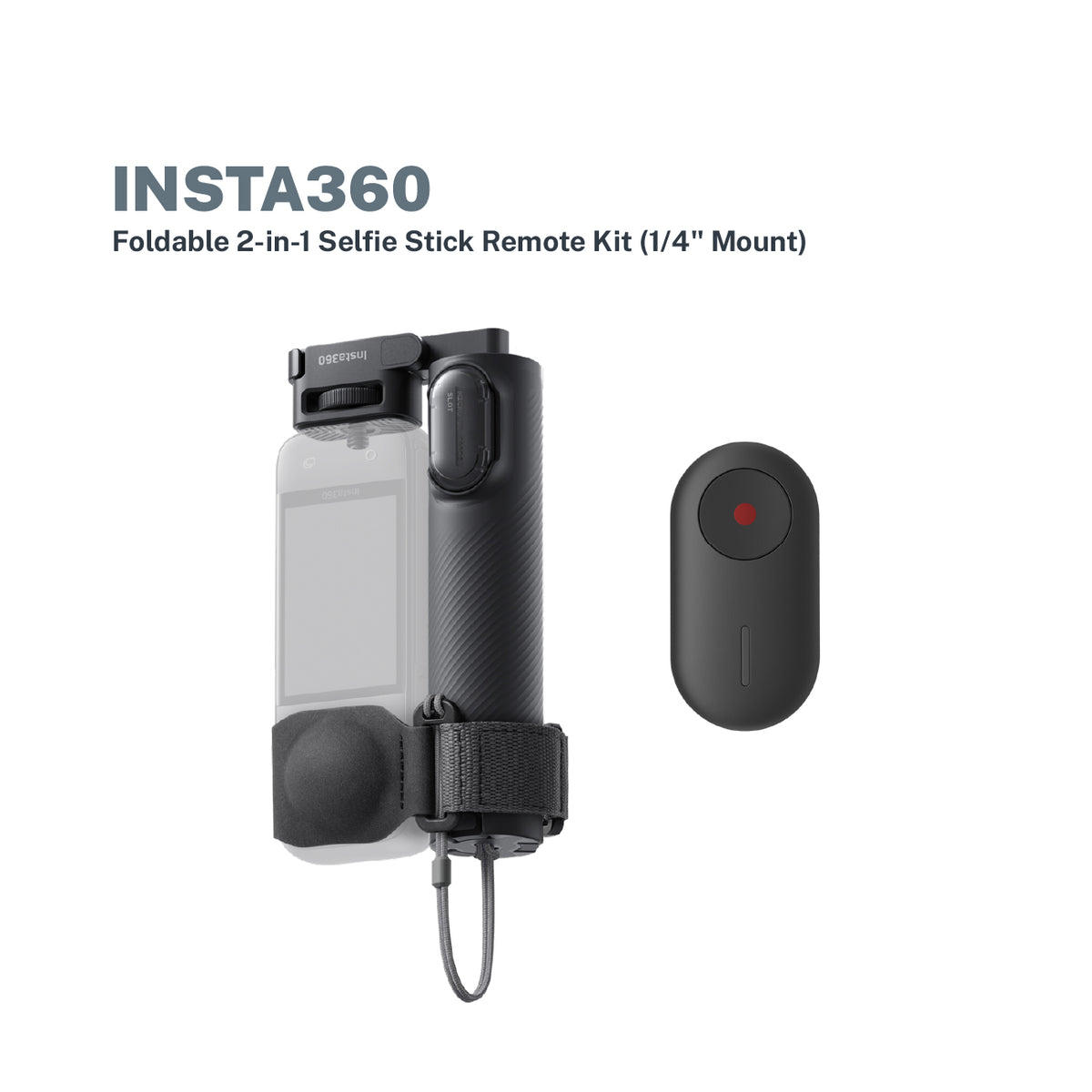 Insta360 Foldable 2-in-1 Selfie Stick (1/4