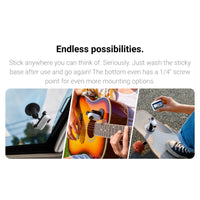 Insta360 Go 3 Pivot Stand mounted on skateboard