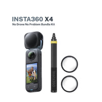 Insta360 X4 8k 360 Action Camera No Drone No Problem Bundle Kit