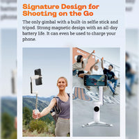 Insta360 Flow Gimbal Sstabilizer is perfect for shooting videos on-the-go