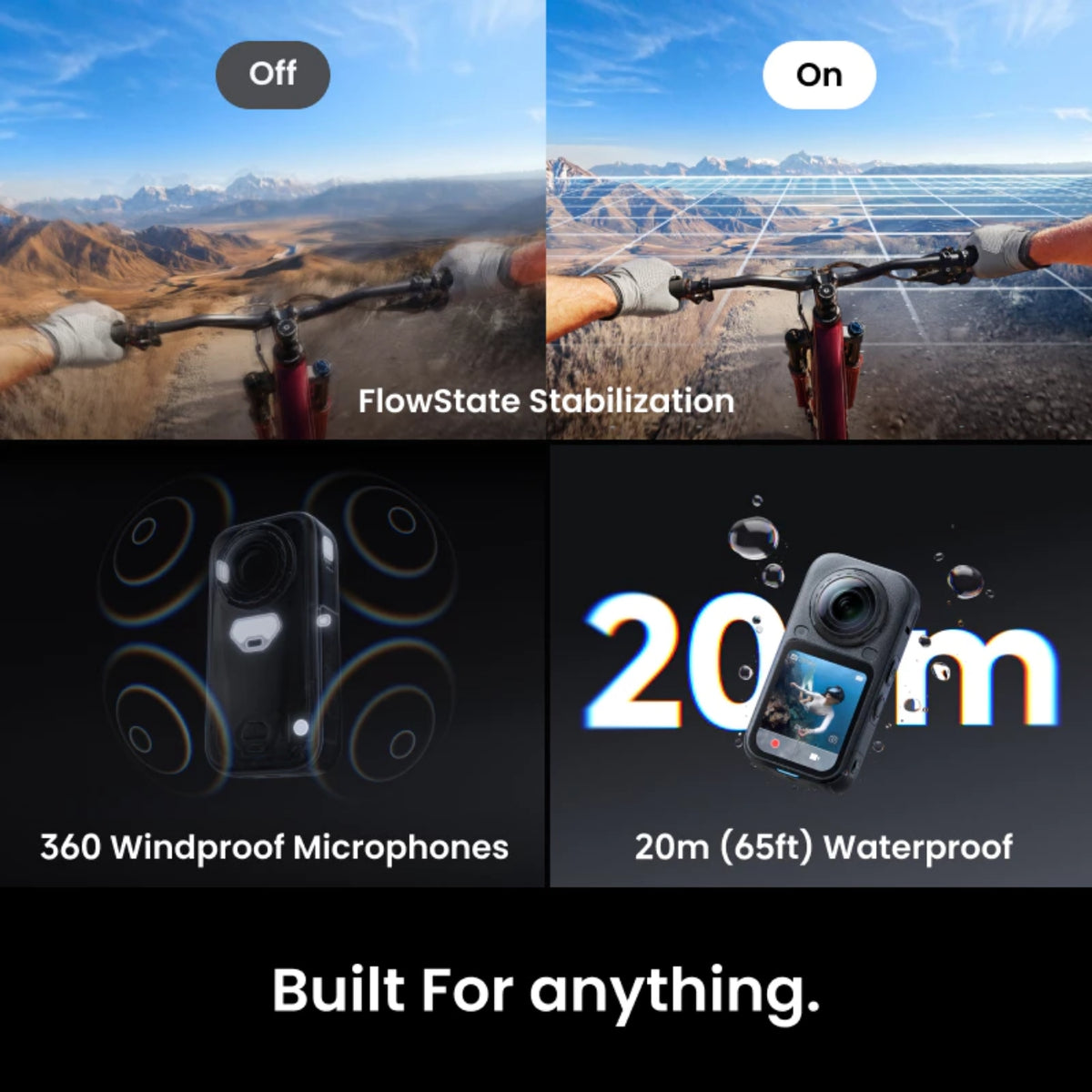 Insta360 X6 8K50fps 360° Action Camera