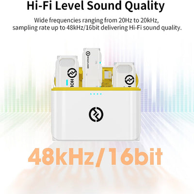 HollyLand LARK C1 Duo has wide frequencies delivering Hi-Fi sound quality