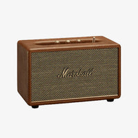Marshall Acton III Bluetooth Speaker System has 1 subwoofer and 2 outward angled tweeters