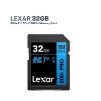 Lexar 32GB 800x Pro SDHC UHS-I Memory Card