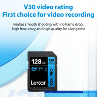Lexar 128GB 800x Pro SDHC UHS-I Memory Card great or video recording