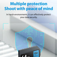 Secure your data with the Lexar 64GB 800x Pro Memory Card