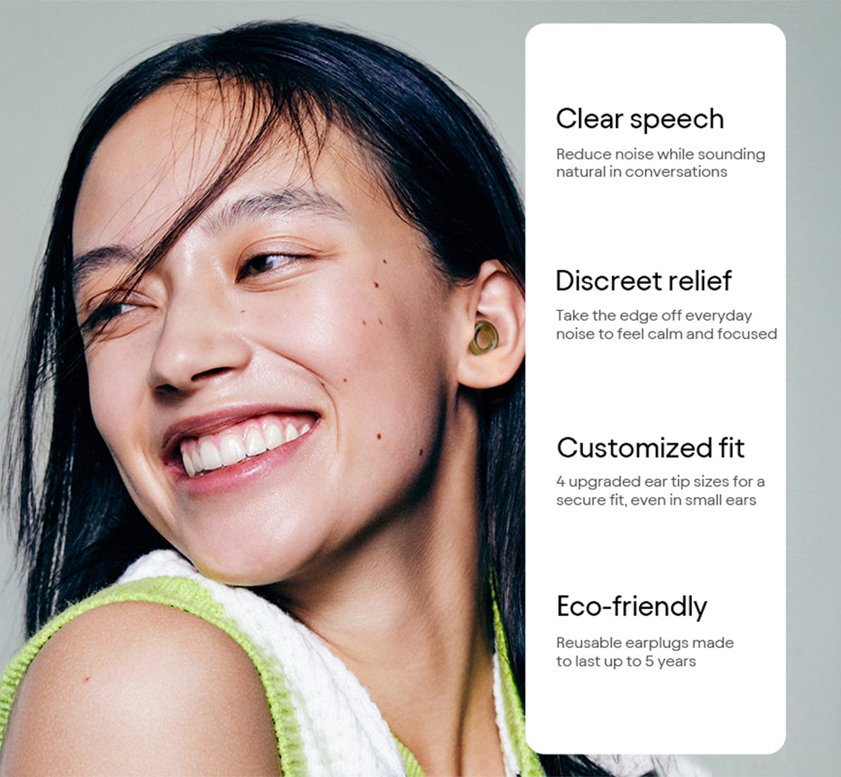 LOOP Engage 2 Clear Earplugs