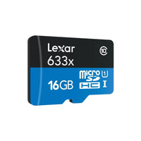 Lexar MicroSD 16GB High-Performance Memory Card