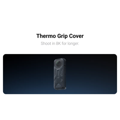 Protect your Insta360 X4 with this insulated thermo grip cover for better handling