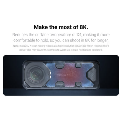 Thermo Grip Cover keeps the Insta360 X4 cool and easy to hold during long shoots