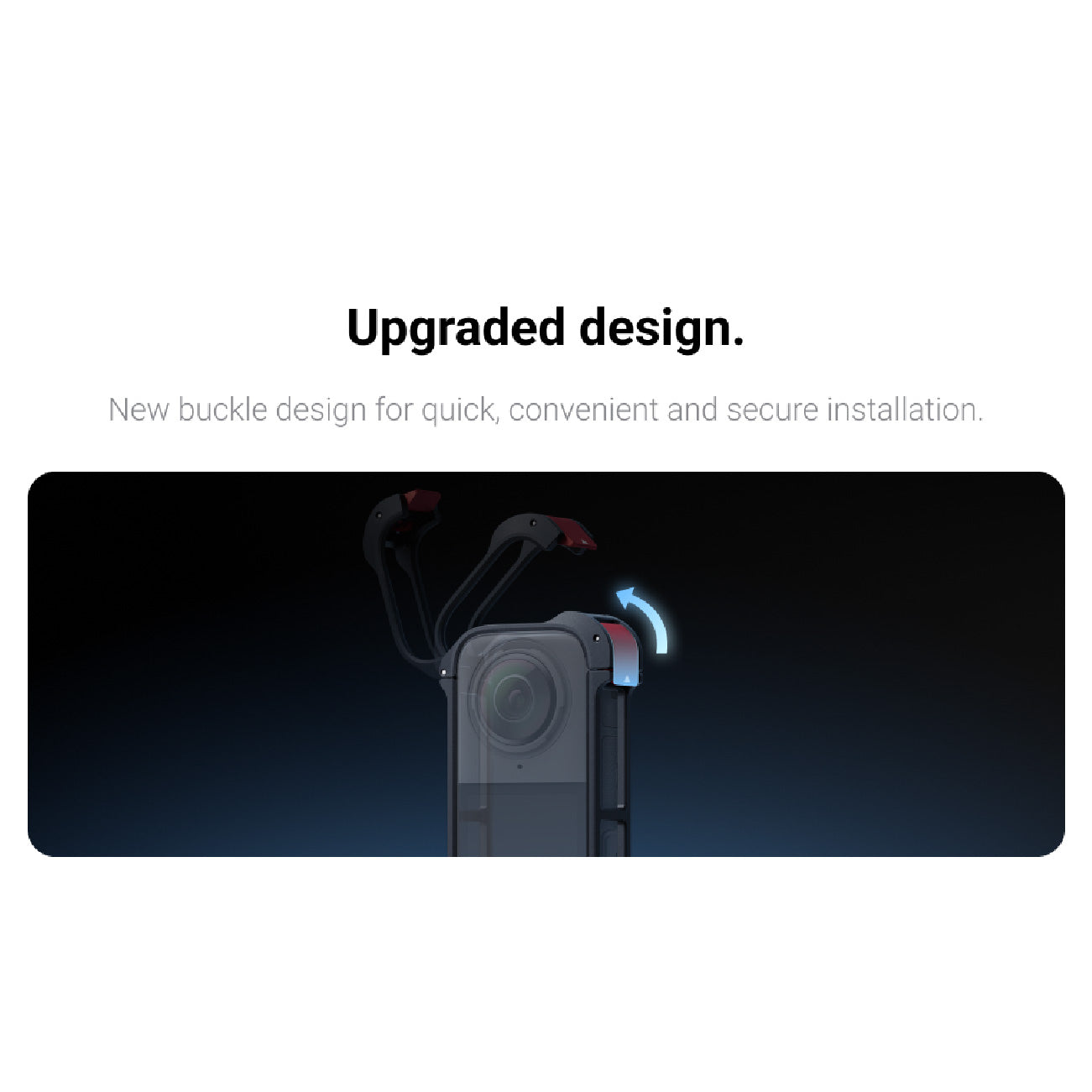 Quick and easy installation of the Insta360 X4 Utility Frame