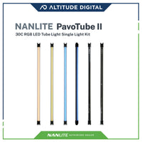 Nanlite Pavotube 30C MK2 4ft 60W RGBWW LED Tube Kit for Studio Photography