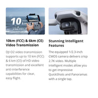 DJI Mini 2 SE 10km video transmission with intelligent features