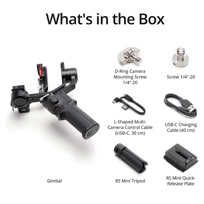 DJI RS 3 Mini Gimbal Stabilizer - The Camera Exchange