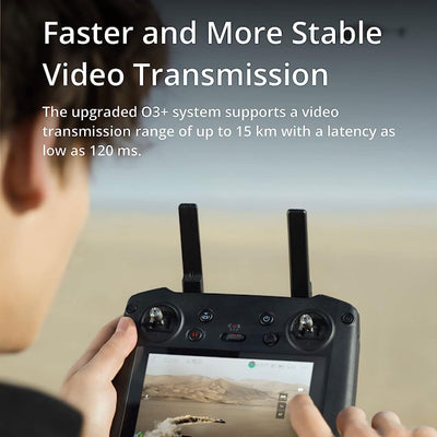 DJI RC Pro being used for faster and more stable video transmission