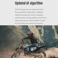 Stable focusing on moving objects by the Fujifilm X-S20 Mirrorless Camera