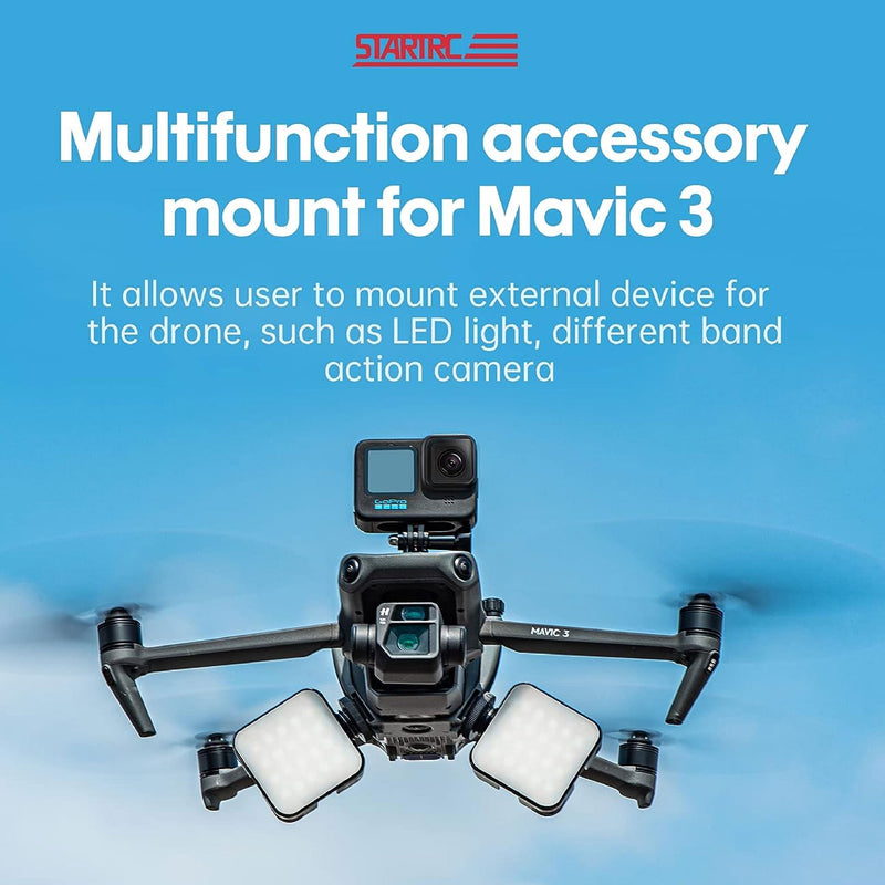 STARTRC Camera Mount Holder for DJI Mavic 3 / Mavic 3 Pro / Mavic 3 Classic - Owl Search Light
