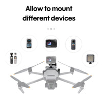 Mount different camera devices using the multifunction camera mount