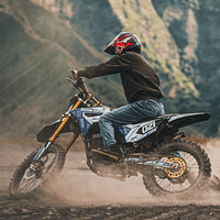 Image of a biker captured using the Fujifilm X-S20 Mirrorless Camera