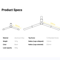 Insta360 All-purpose Tripod Product Specs