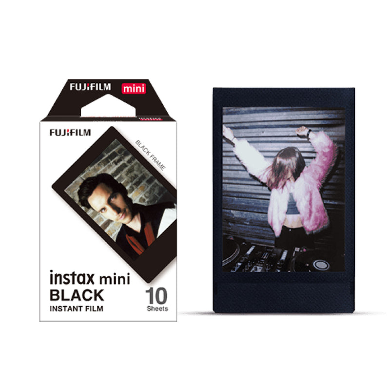 FUJIFILM INSTAX MINI Black Instant Film (10 Exposures)