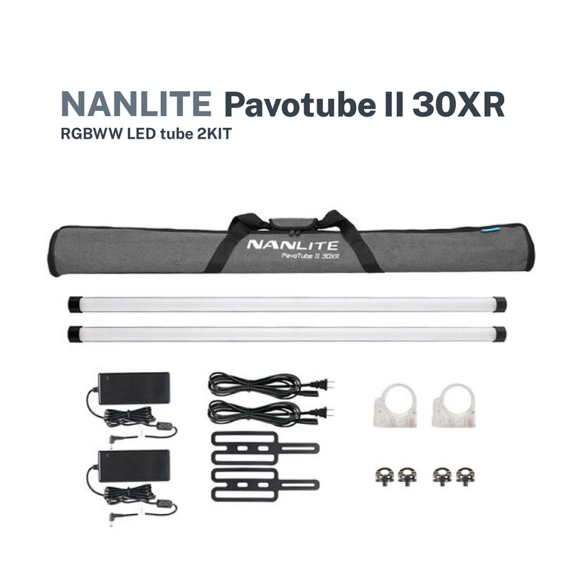 Nanlite PavoTube II 30XR RGB LED Pixel Tube Light (4', 2-Light Kit)