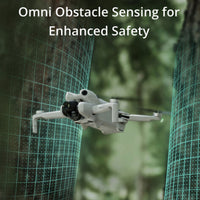DJI Mini 4 Pro has an omni obstacle sensing for drone safety