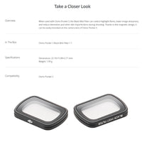 DJI Osmo Pocket 3 Black Mist Filter Feature