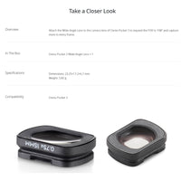 DJI Osmo Pocket 3 Wide-Angle Lens Accessory