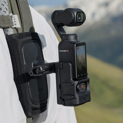 shooting videos using DJI Osmo Pocket 3 with Expansion Adapter
