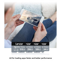 Lexar 32GB Professional MicroSDXC used in an Android phone