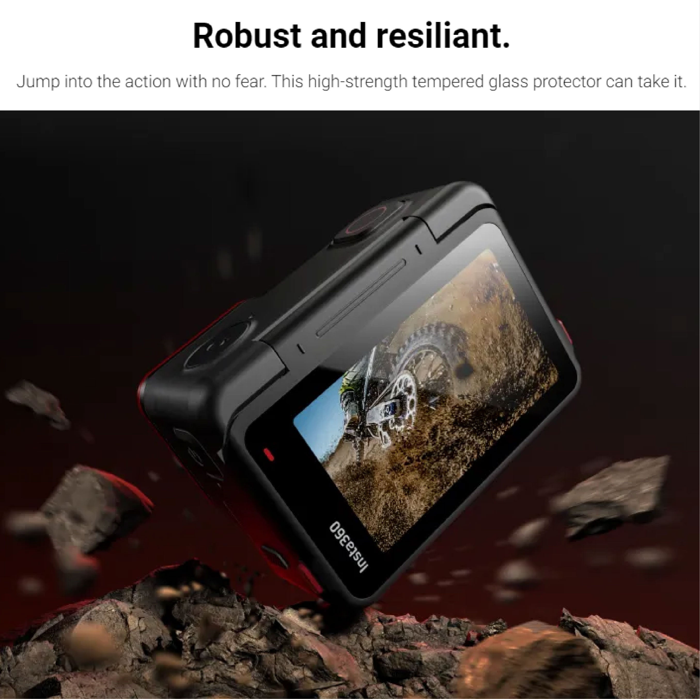 scratch-resistant Screen Protector for the Insta360 Ace