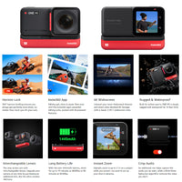 Unique features of the Insta360 ONE RS 4K Edition Action Camera