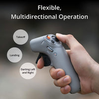 Illustration of the how to use the DJI RC Motion 2 Remote