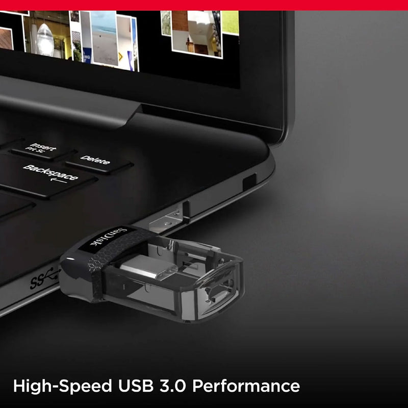 SanDisk Ultra Dual Drive m3.0, SDDD3 64GB, USB3.0, Black (SDDD3-064G-G46)