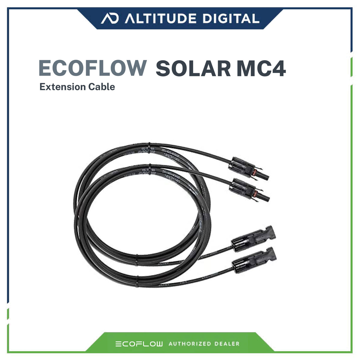 Ecoflow Solar MC4 Extended Cable - Altitude