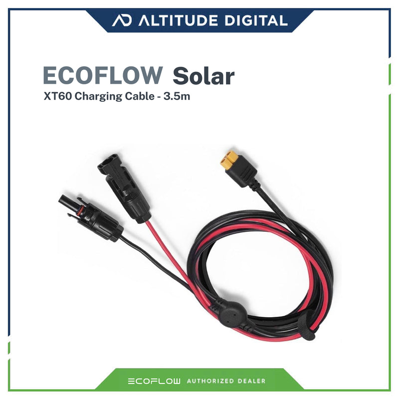 TAIFU Enchufe Solar de 3,5m a Cable de Carga XT60 para Conectar 60W 110W  160W 220W 400W generador Solar estación energía portátil EF EcoFlow River